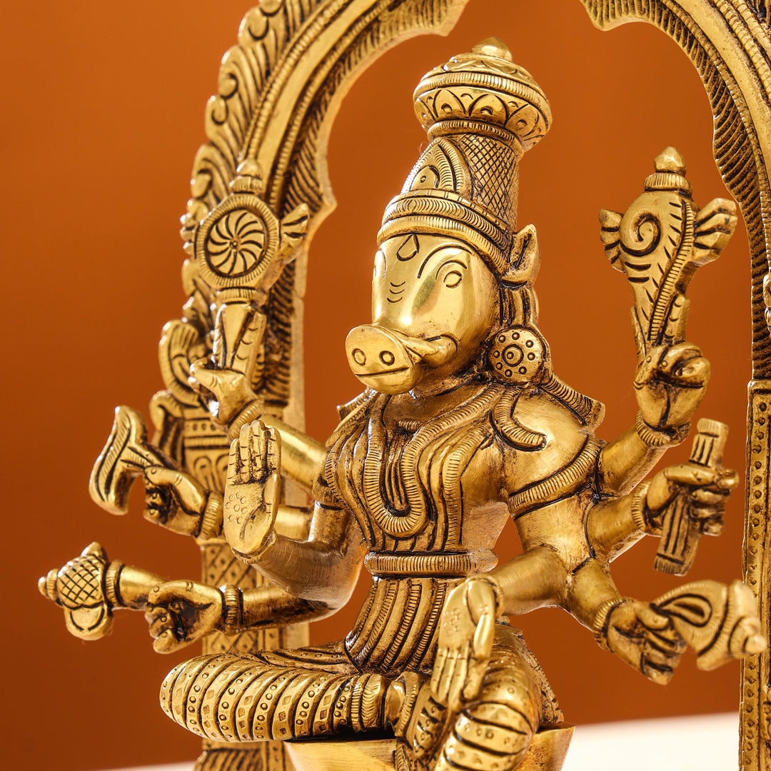 Brass Superfine Varahi Devi Idol (13 Inch)