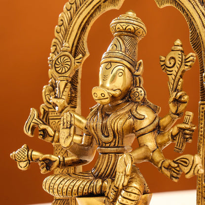 Brass Superfine Varahi Devi Idol (13 Inch)