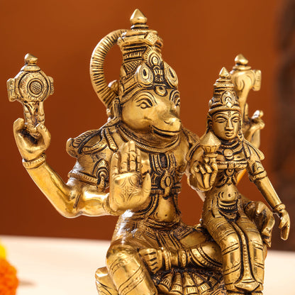Brass Superfine Varaha Lakshmi Idol (10 Inch)