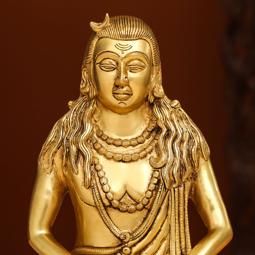 Brass Saint Gorakhnath Statue (11.5 Inch)