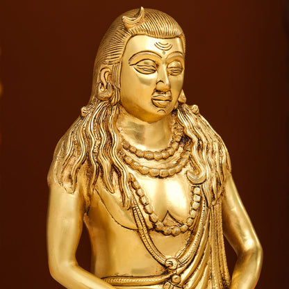 Brass Saint Gorakhnath Statue (11.5 Inch)