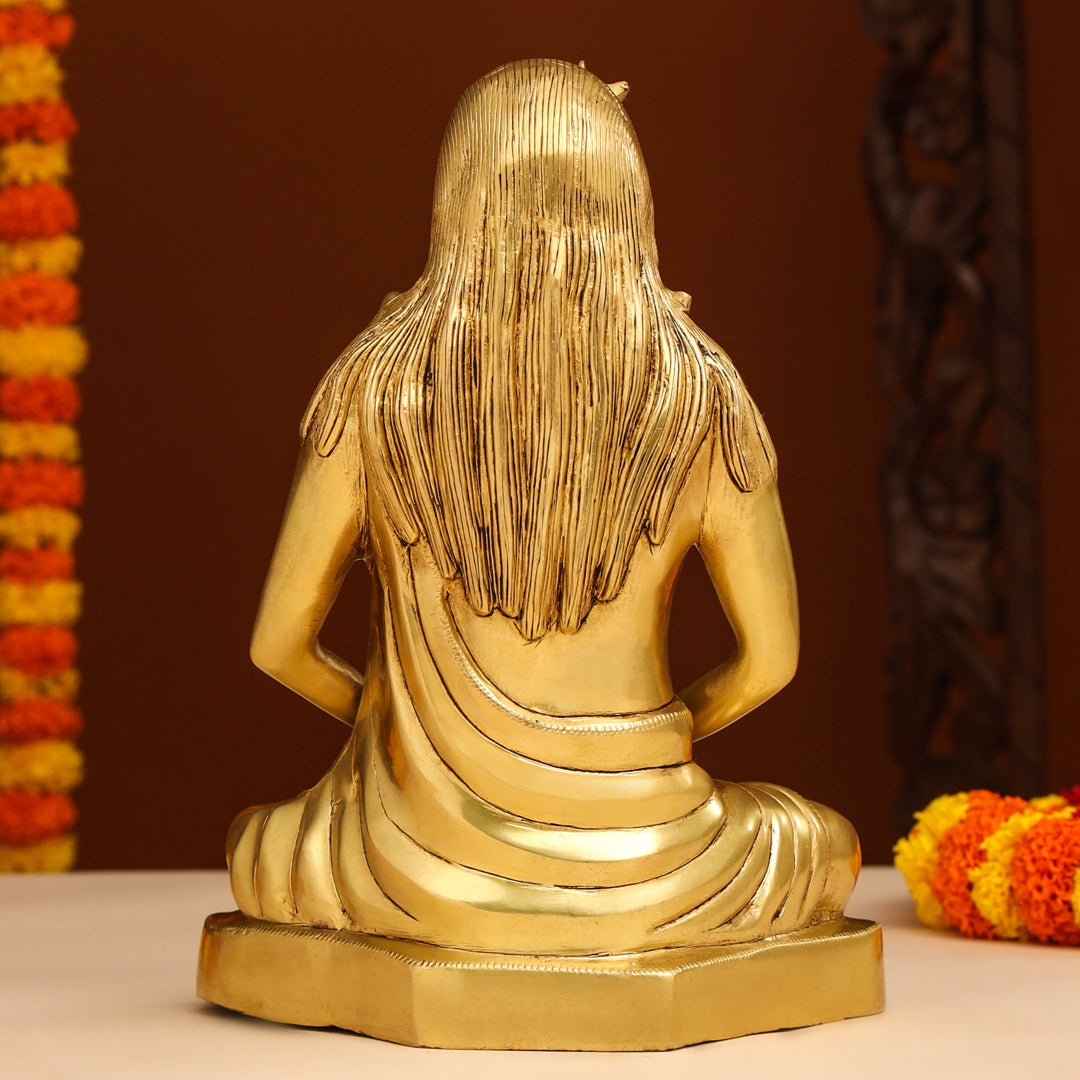Brass Saint Gorakhnath Statue (11.5 Inch)