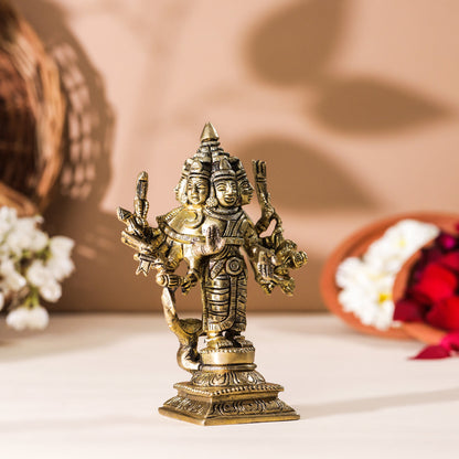 Brass Lord Murugan/Kartikeya Idol (6 Inch)