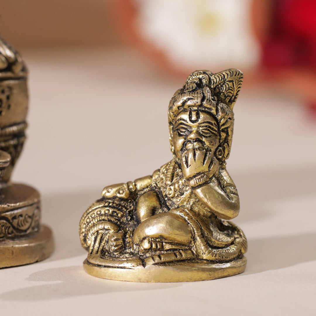 Brass Laddu Gopal Idol