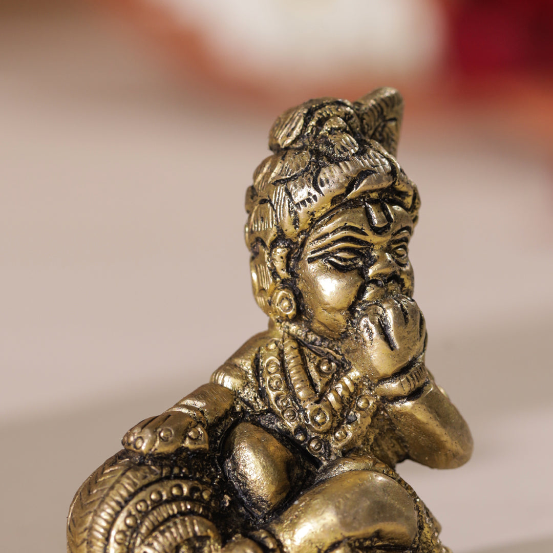 Brass Laddu Gopal Idol