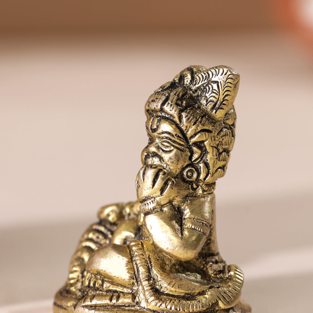 Brass Laddu Gopal Idol