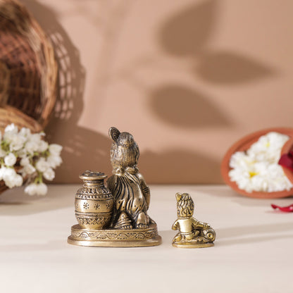 Brass Laddu Gopal Idol