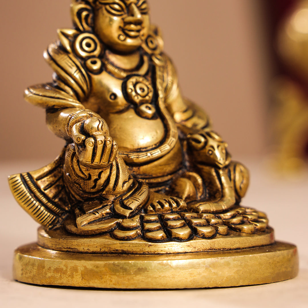 Brass Superfine Kuber Idol (4 Inch)