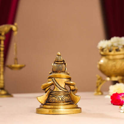 Brass Superfine Kuber Idol (4 Inch)