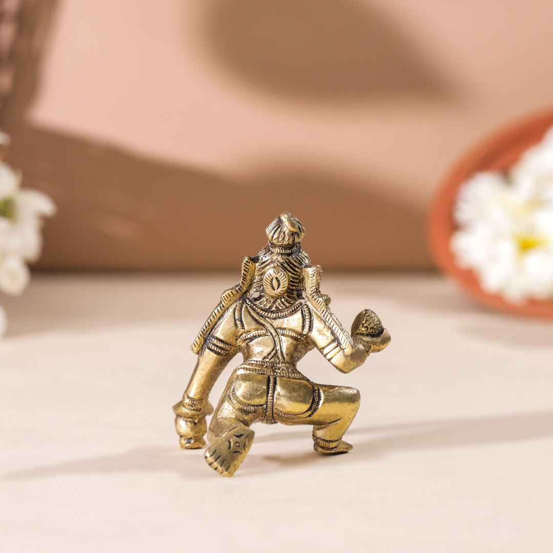 Brass Laddu Gopal Idol (3 Inch)