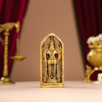 Brass Superfine Tirupati Balaji/Venkateshwar Idol (4 Inch)