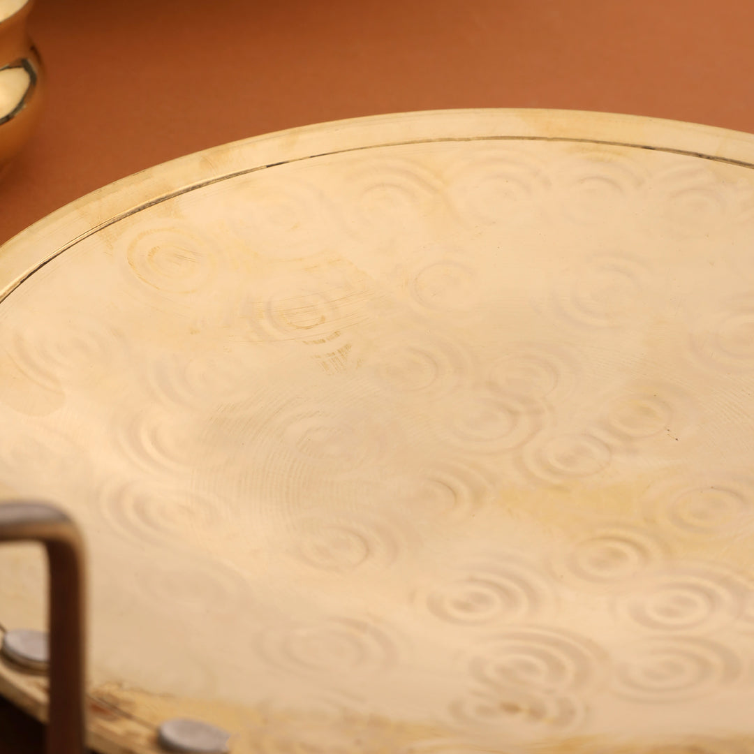 Brass Plain Roti Tawa (17 Inch)