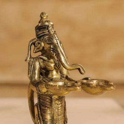 Brass Pooja Aarti Diya