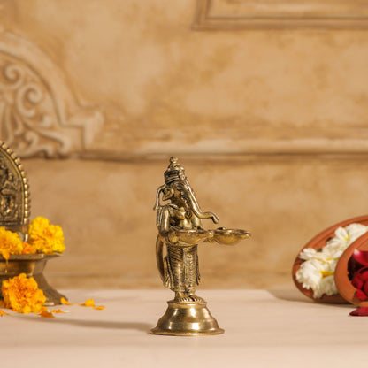 Brass Pooja Aarti Diya