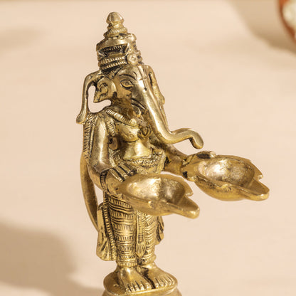 Brass Pooja Aarti Diya