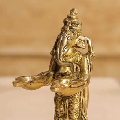 Brass Pooja Aarti Diya