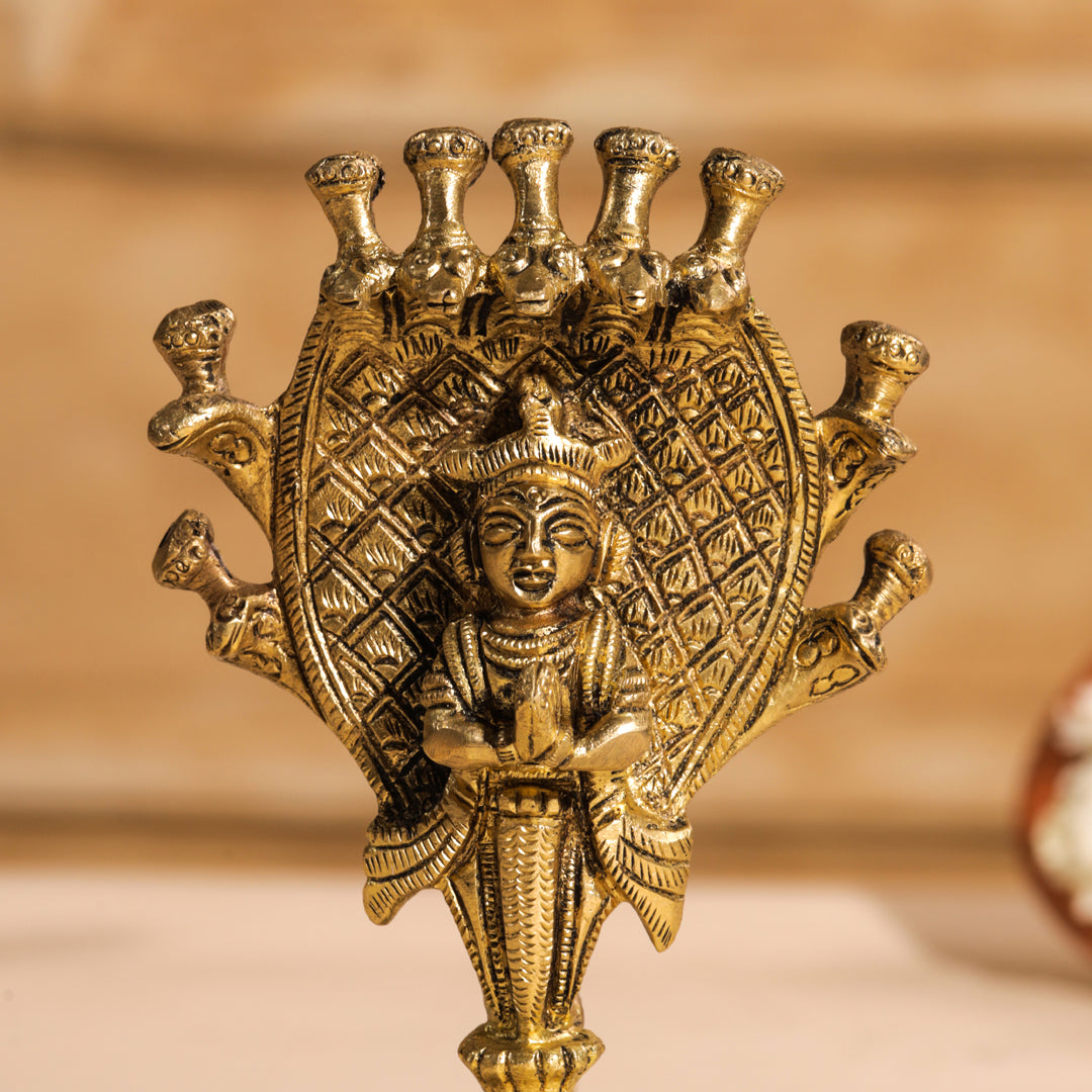 Brass Pooja Aarti Diya