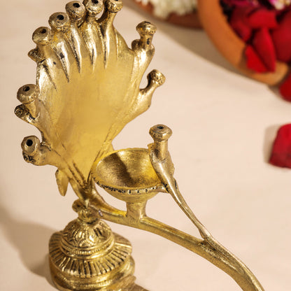 Brass Pooja Aarti Diya