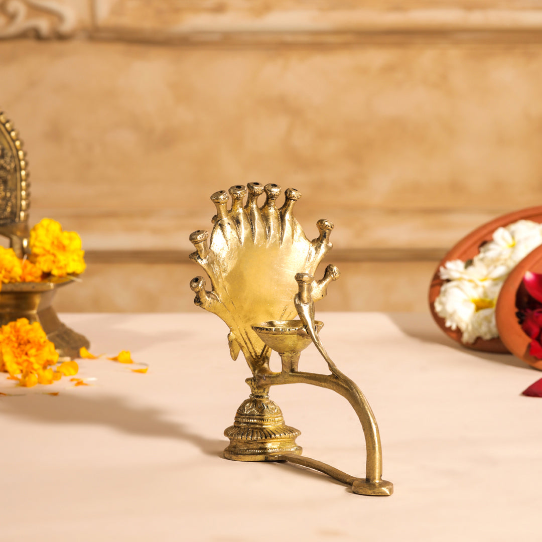 Brass Pooja Aarti Diya