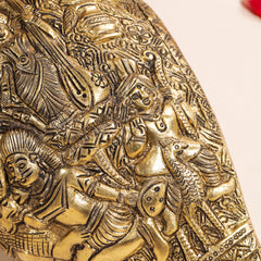 Brass Durga Conch (10 Inch)