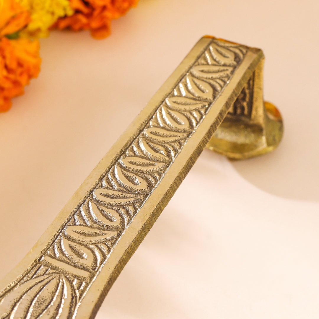 Brass Dhoop Aarti Spoon