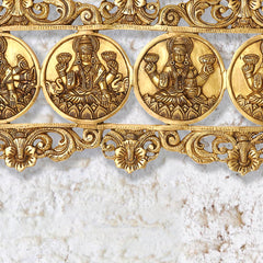 Brass Ashtalakshmi Wall hanging  (11 Inch)