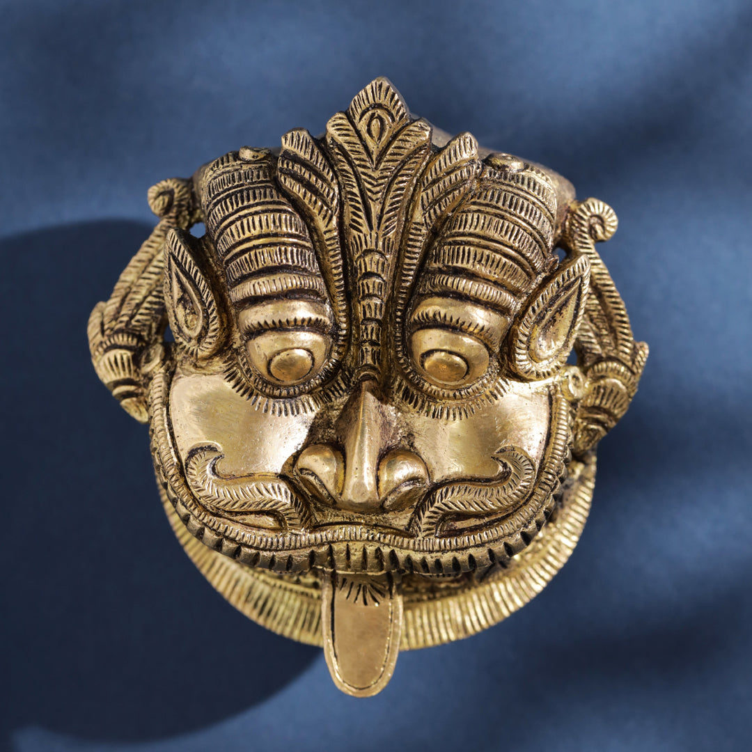 Brass Yali Door Knob