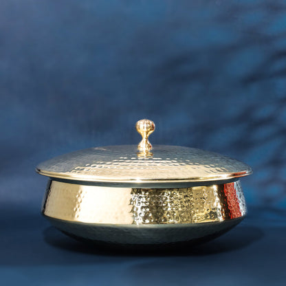 Brass Handi/Lagan With Lid