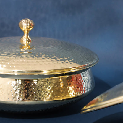 Brass Handi/Lagan With Lid