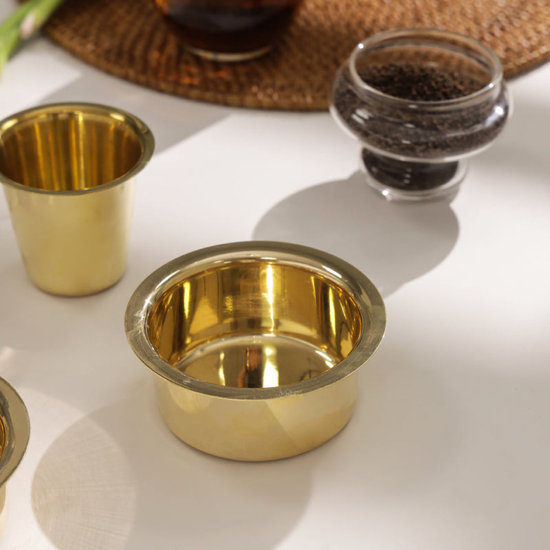 Brass Tea Pot And Davara Set Corporate/Gift Hamper
