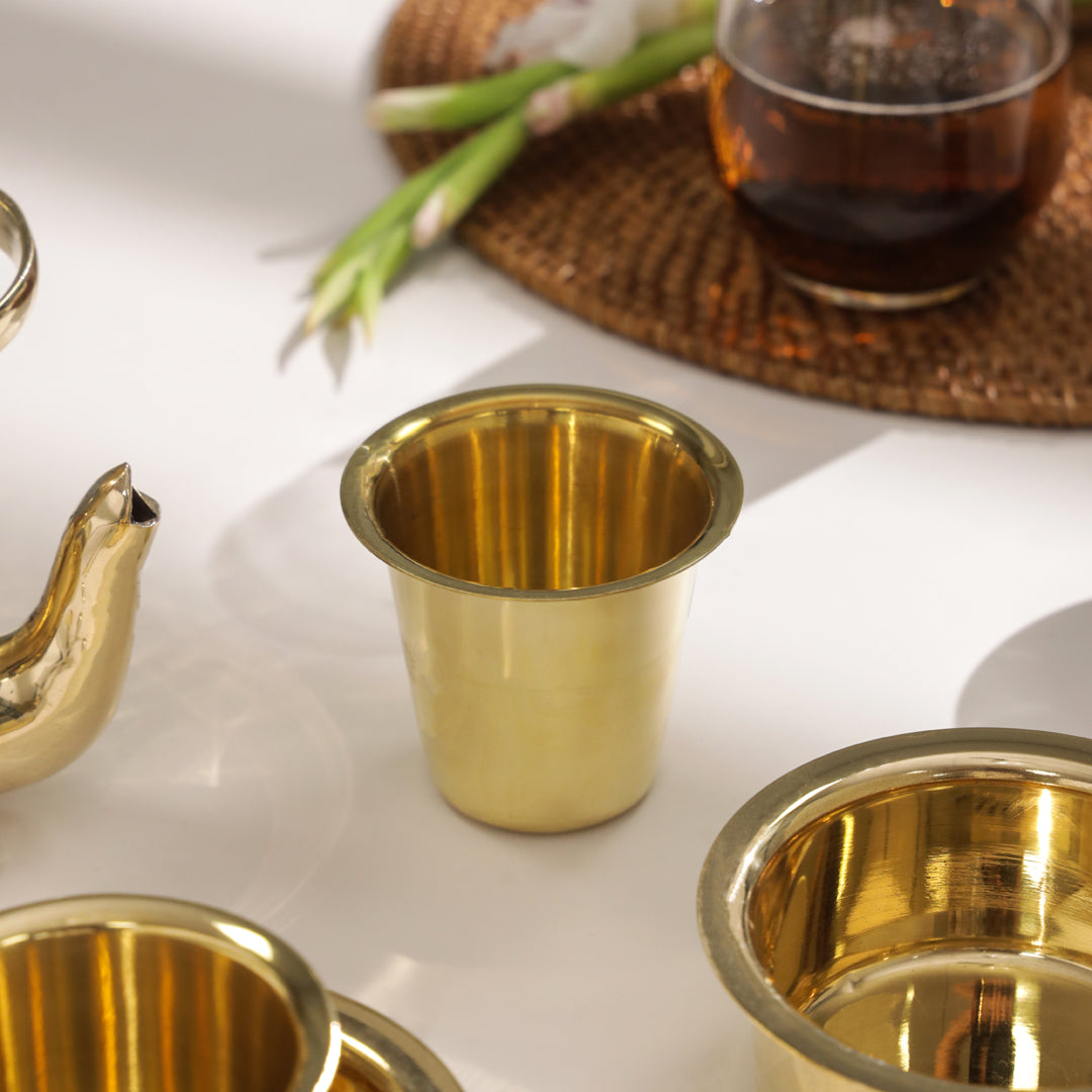 Brass Tea Pot And Davara Set Corporate/Gift Hamper