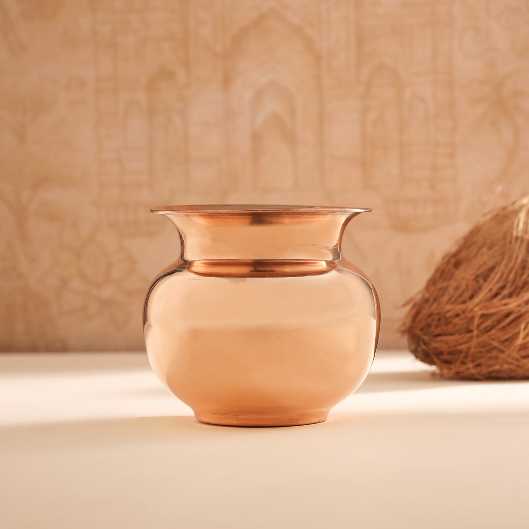 Copper Pooja Kalash (4 Inch)