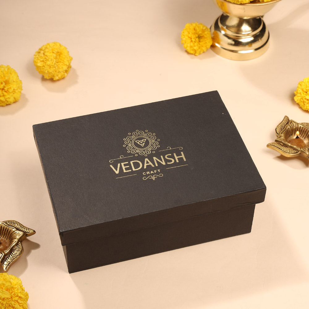 Brass Diya & Handbell Pooja Gift Hamper