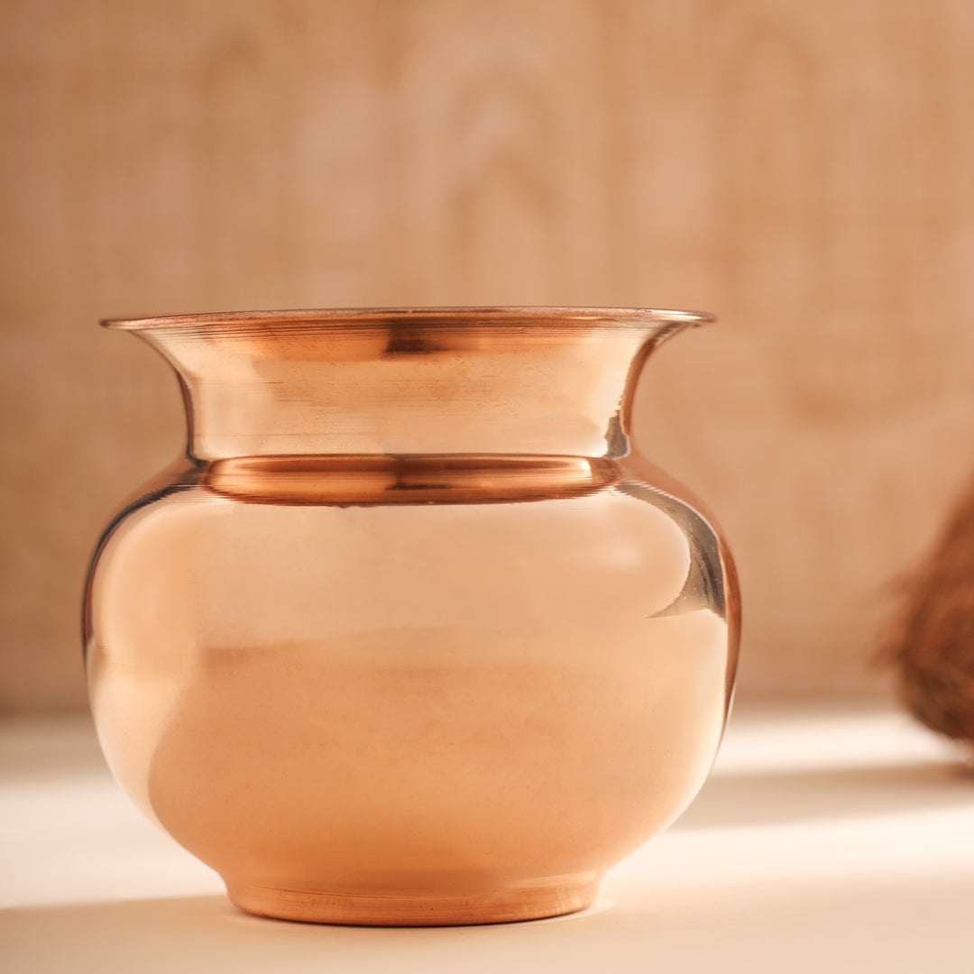 Copper Pooja Kalash (4 Inch)