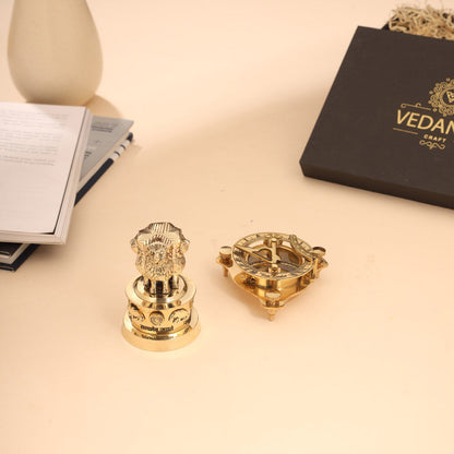 Brass Sundial Compass & Ashok Stambh Corporate Gift Hamper