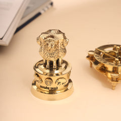 Brass Sundial Compass & Ashok Stambh Corporate Gift Hamper