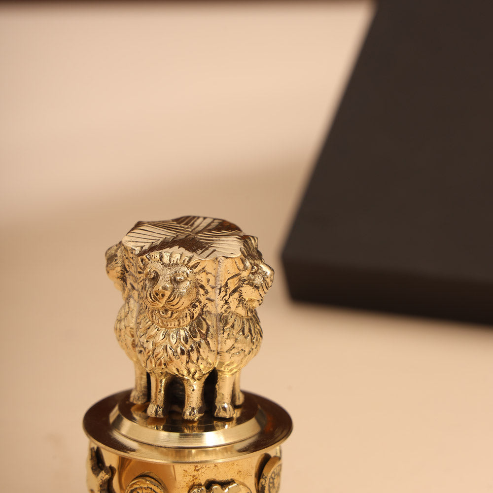 Brass Sundial Compass & Ashok Stambh Corporate Gift Hamper