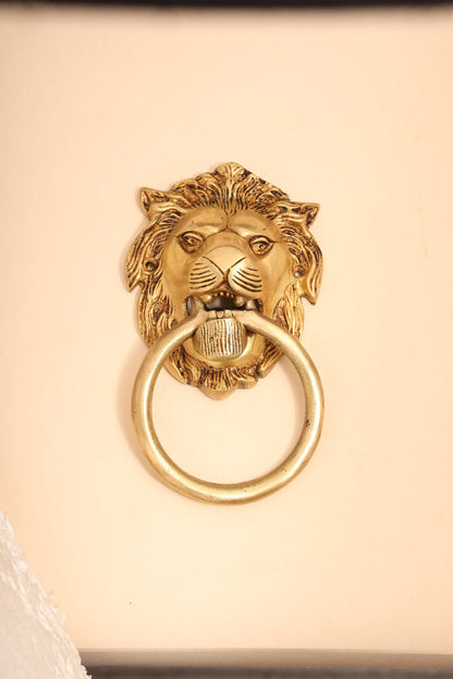 Brass Lion Door Knocker