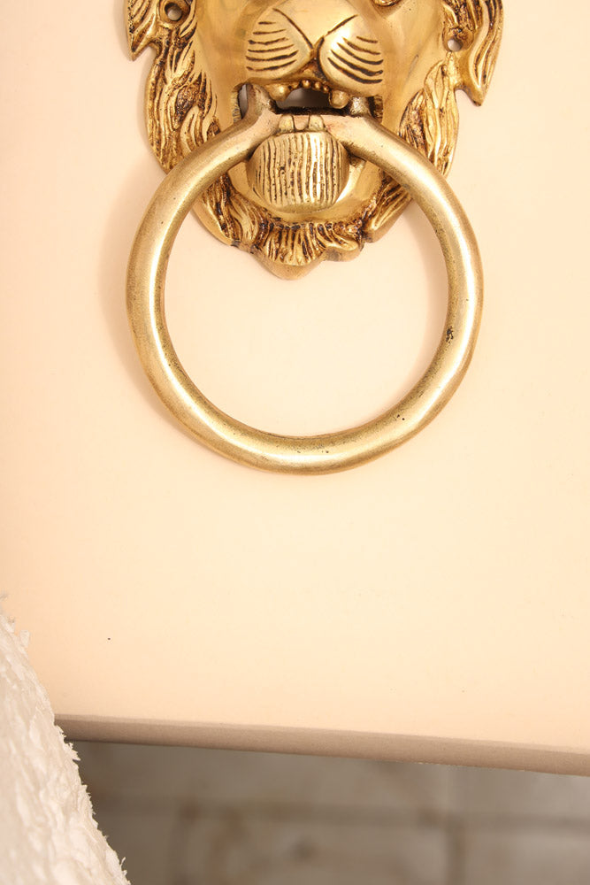 Brass Lion Door Knocker