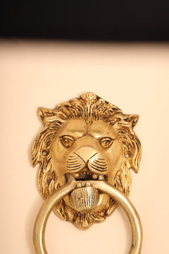 Brass Lion Door Knocker