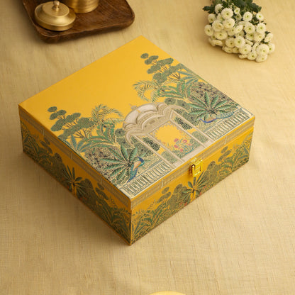 Brass Coffee Maker And Davara Set Corporate/Gift Hamper