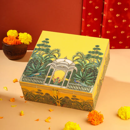 Brass Krishna With Cow Festive/Gift Hamper