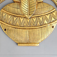 Brass Mangal Kalash Wall Hanging (9.5 Inch)