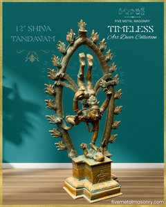 Shiva Tandavam Panchaloha Bronze Icon - 12"- Timeless Collection