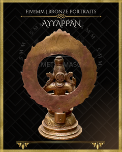 Ayyappan Panchaloha Bronze Icon - 6.5"