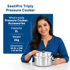 SeetiPro Triply Pressure Cooker