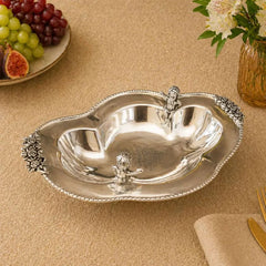 Brass Oval Decorative Dish Bowl / Platter