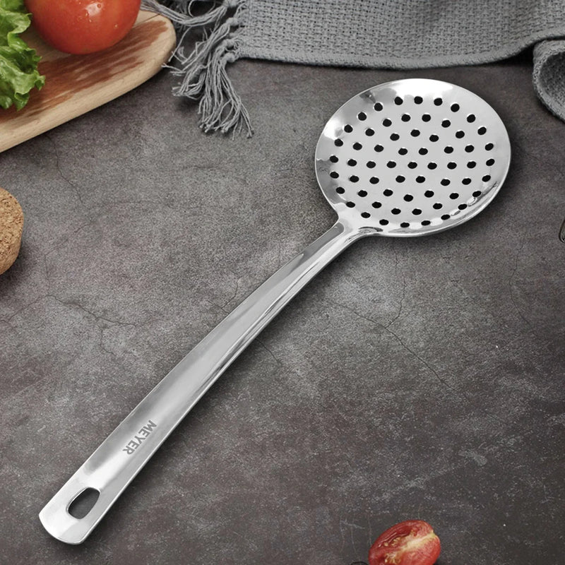 Meyer Stainless Steel Accessories 5 pcs set -  ( Turner, 32cm + Slotted Turner, 33cm + Serving Spoon, 32cm  + Skimmer,32 cm  + Ladle, 30cm  )