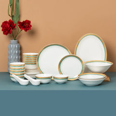 JCPL Urmi Aroma Dinner Set of 34 (AS2), For Family of 6