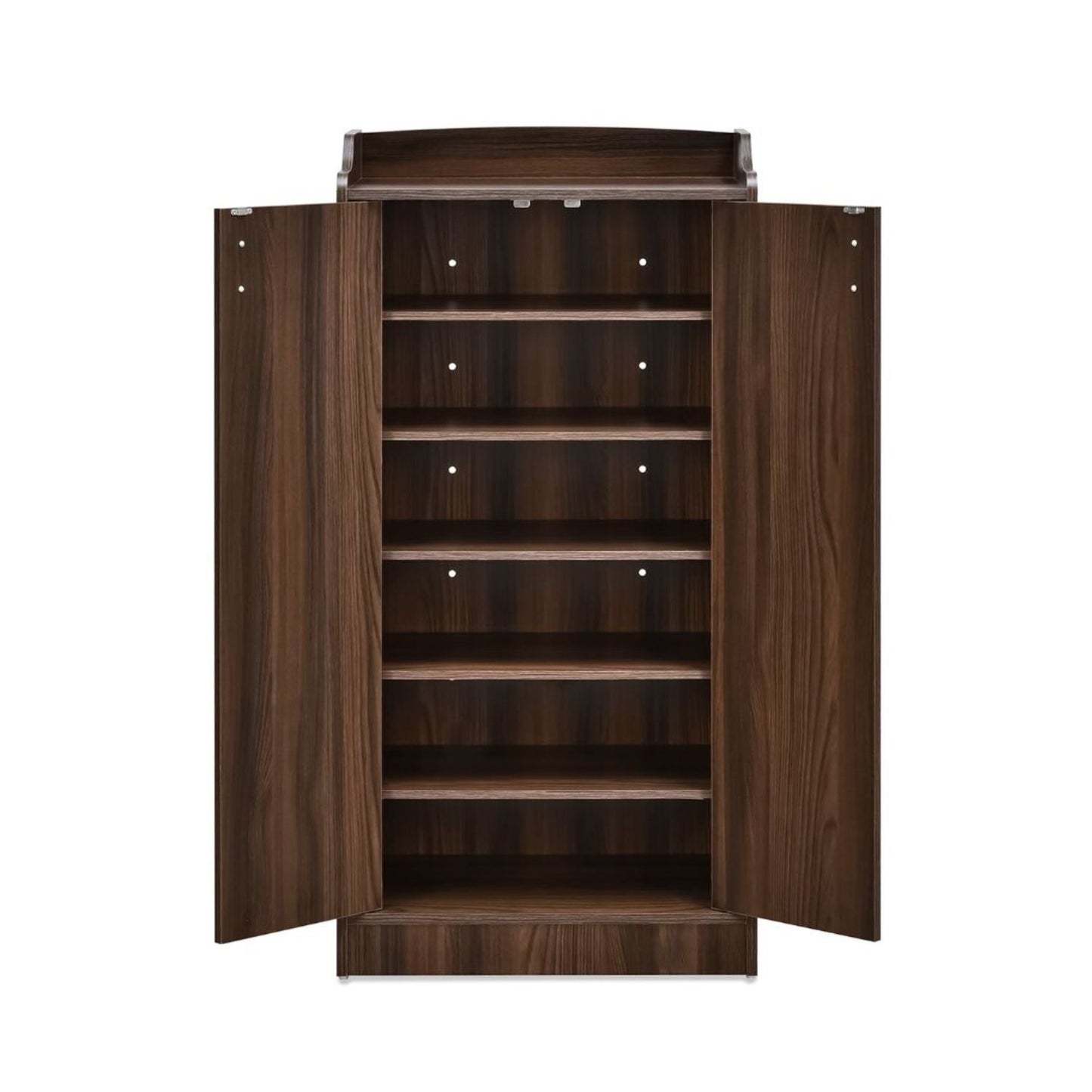 Nilkamal Claymont Shoe Cabinet (Classic Walnut)